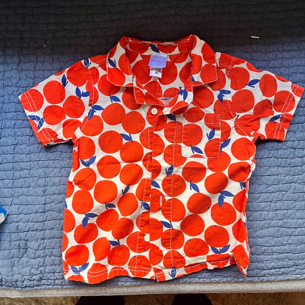 Hanna Anderson kids aloha shirt